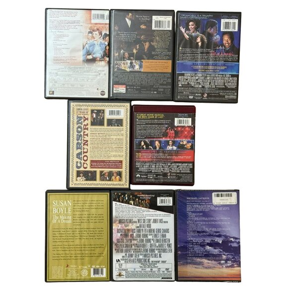 Musicals and Musicians DVDs Lot of 8 Used - Picture 2 of 2